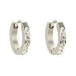 Borghetti Pharma Υποαλεργικά Σκουλαρίκια Κρίκοι Ασημένιοι