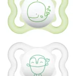 Πιπίλα Latex Mam Air 2-6 μηνών πράσινη ,2 τμχ