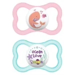 MAM - Air Πιπίλα Σιλικόνης Girl 6-16m | 2τμχ