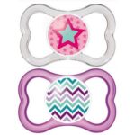 Πιπίλα Mam Air Night Σιλικόνης 16+ Μηνών 2τμχ σε Τυχαία Επιλογή Σχεδίου