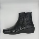 APOLLON NATURELLE COMFORT Μποτάκια black croco Κωδ.1110