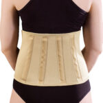 Anatomic Help 3043 Ζώνη Μέσης Neoprene με Μπανέλες σε Μαύρο χρώμα