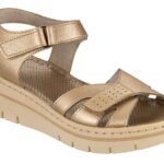 APOLLON NATURELLE Γυναικείο σανδάλι χρύσο 2167