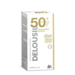 Delousil Silky Face - Αντηλιακή Κρέμα Προσώπου SPF50 50ml.