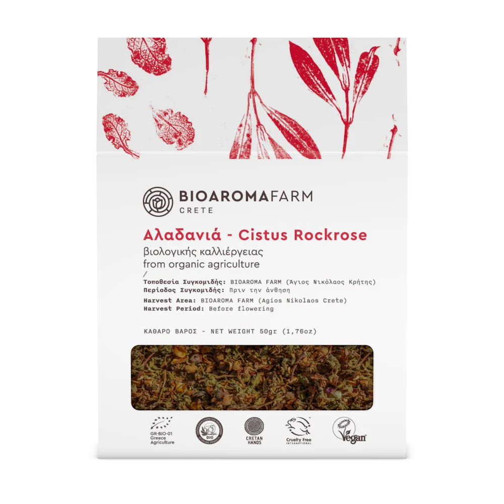 cictus ΑΛΑΔΑΝΙΑ BIOAROMAFARMA Τσαι Κρητικής Αλαδανιάς βιολογικής γεωργίας - Image 1