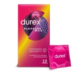 Durex Pleasure Max ΚΑΝΟΝΙΚΗ ΕΦΑΡΜΟΓΗ 12 condoms