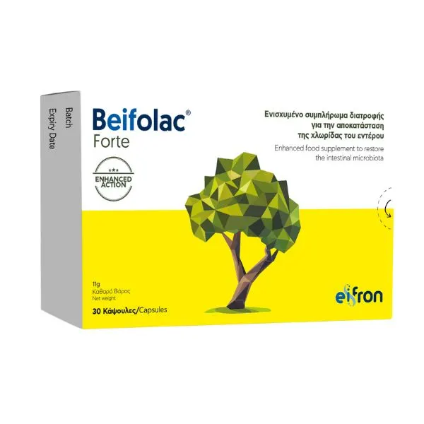beifolac 30 caps Eifron Beifolac Forte Προβιοτικά 30 κάψουλες - Image 1