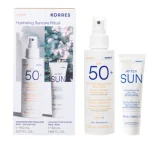 Korres Promo Face & Body Yoghurt Emulsion Protect & Hydrate Sunscreen Spray Spf50+ Αντηλιακό Γαλάκτωμα 150ml + Cooling After Sun Gel With Real Edible Yoghurt 50ml