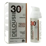 Delousil Silky Skin Formula SPF 30 Αντηλιακή Κρέμα Προσώπου Μεταξένια Ματ Υφή με Σιτέλαιο και Λάδι Αλόης Ανθεκτική στο Νερό, 50ml