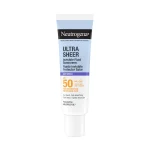 Neutrogena Ultra Sheer Invisible Age Shield Αντηλιακό Γαλάκτωμα Προσώπου Αντιγηραντικό Κατά των Πανάδων SPF50+ 50ml