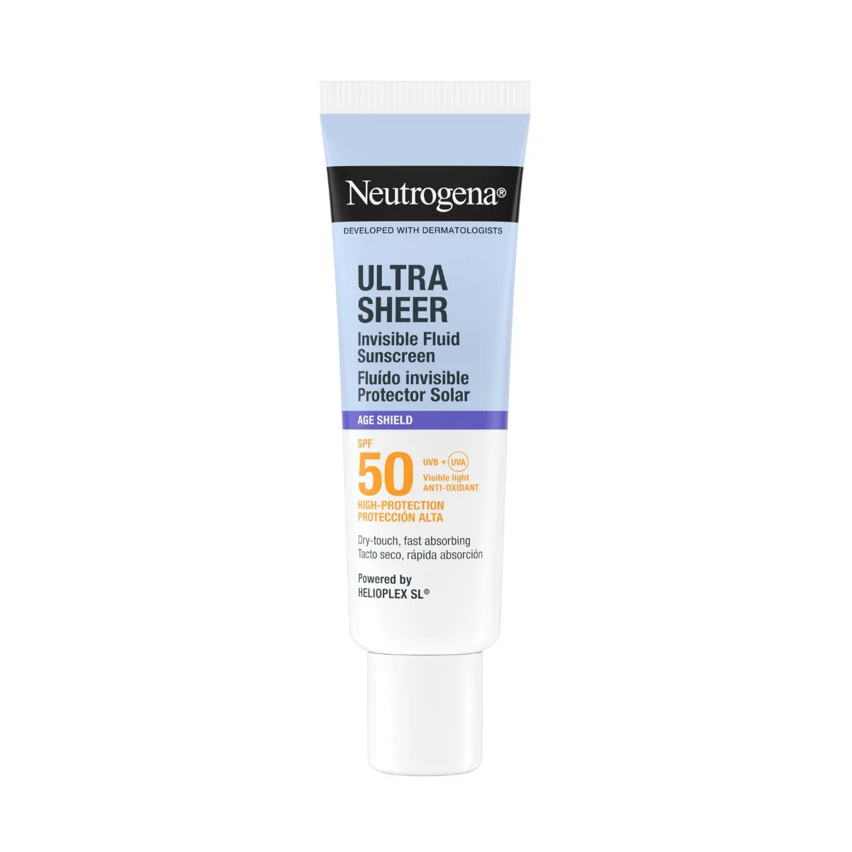 neutrogena ultra sheer age shield 1 Neutrogena Ultra Sheer Invisible Age Shield Αντηλιακό Γαλάκτωμα Προσώπου Αντιγηραντικό Κατά των Πανάδων SPF50+ 50ml - Image 1