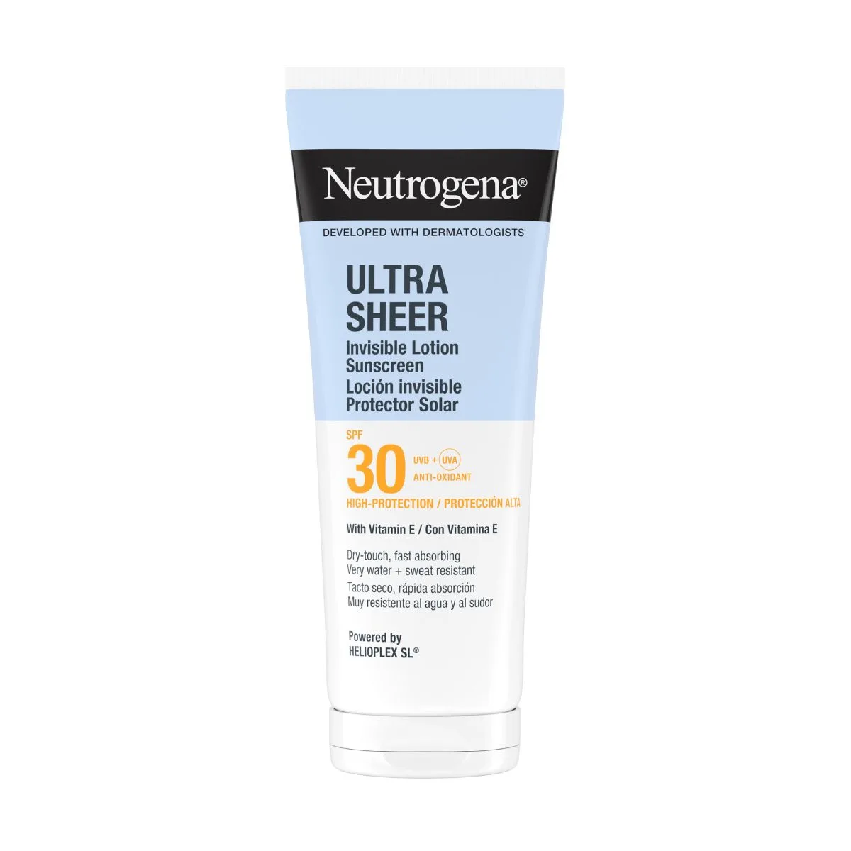 neutrogena ultra sheer body lotion 30 spf 1 Neutrogena Ultra Sheer Invisible Lotion Sunscreen SPF30 200 ml - Image 1