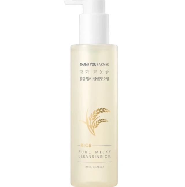 thank you farmer milky oil 1 Thank You Farmer Rice Pure Milky Cleansing Oil - Image 1