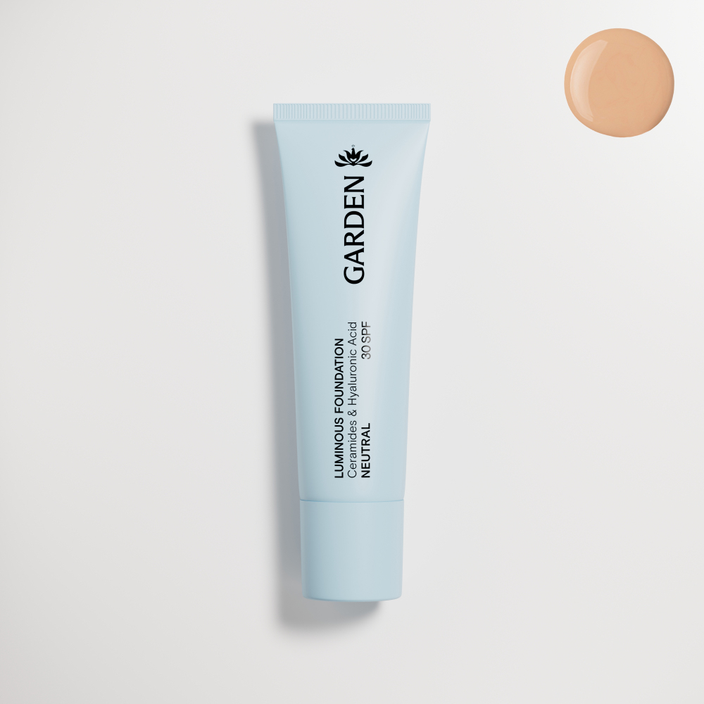 MAKE UP FOUNDATION NEUTRAL 3 Garden | Luminous Foundation SPF30 με Υαλουρονικό Οξύ και Ceramides 103 Neutral | 30ml - Image 1